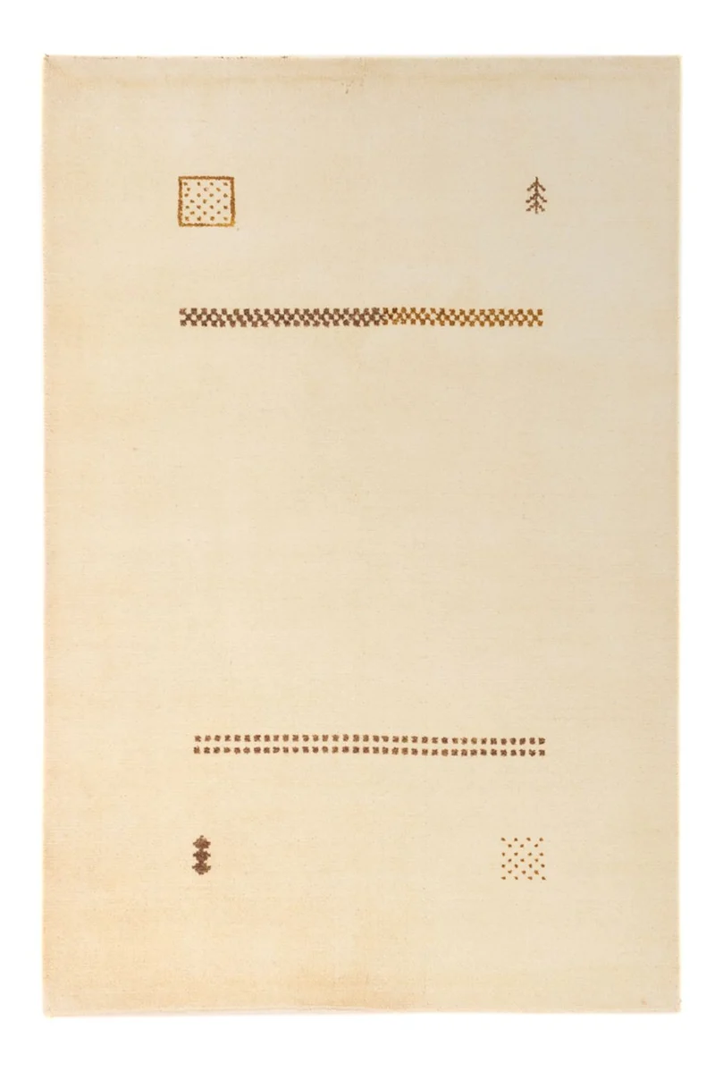Gabbeh Teppich - Loribaft Softy - 120 x 174 cm - beige