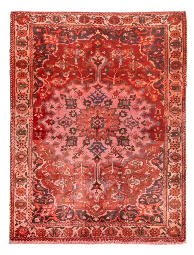 Perserteppich - Nomadic - 162 x 210 cm - hellrot
