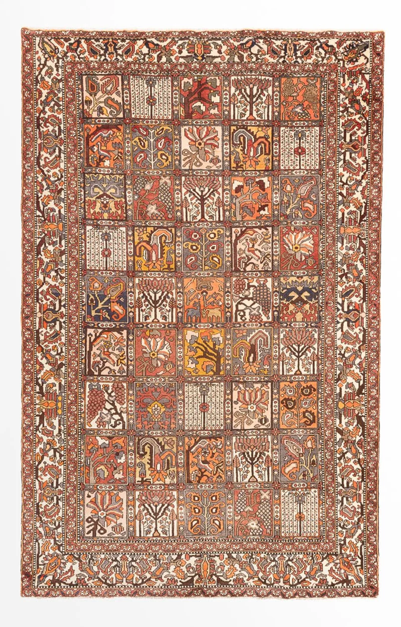 Bachtiar Teppich 210x302cm - Perserteppich
