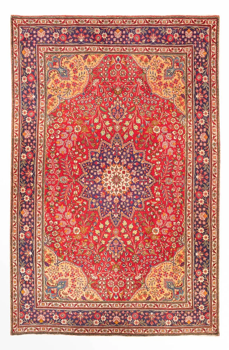 Perserteppich - Täbriz - 200 x 295 cm - rot