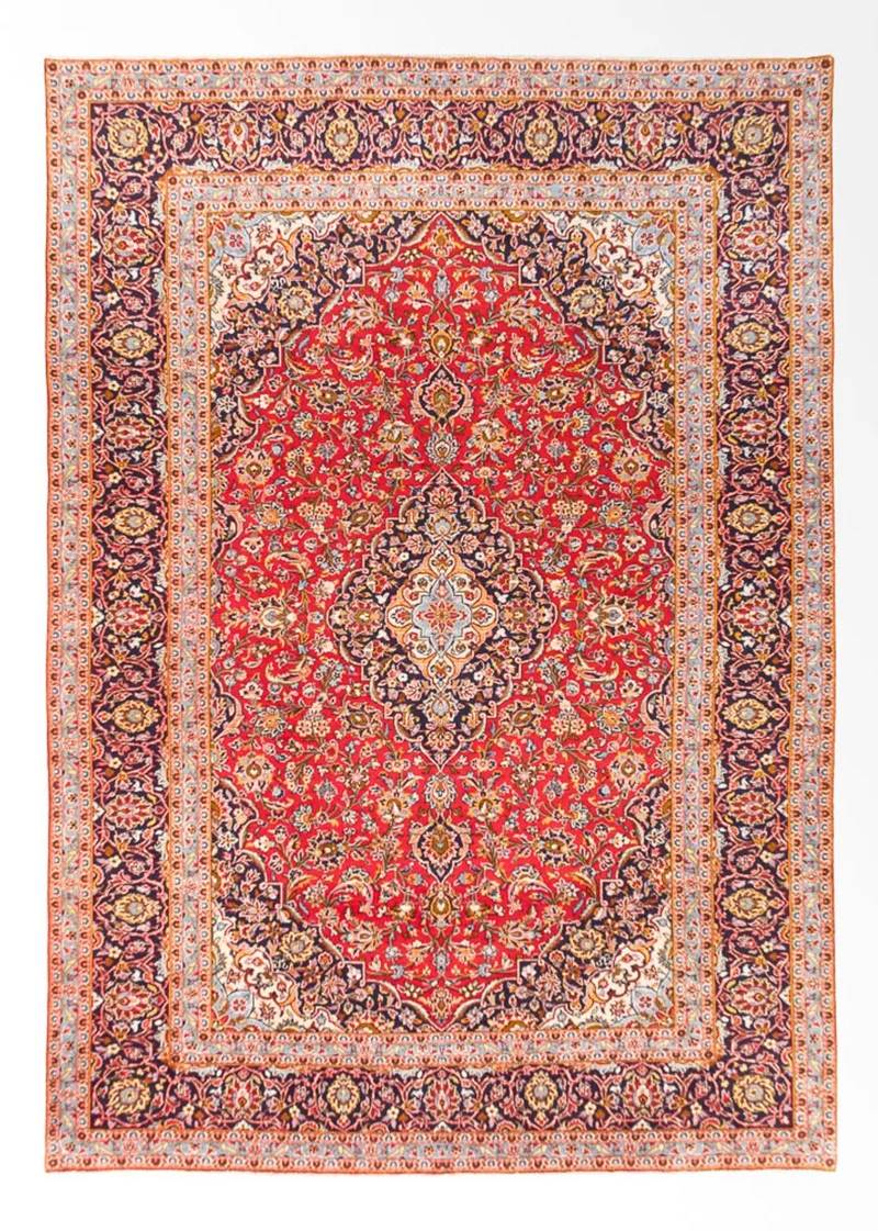 Perserteppich - Keshan - 245 x 353 cm - rot