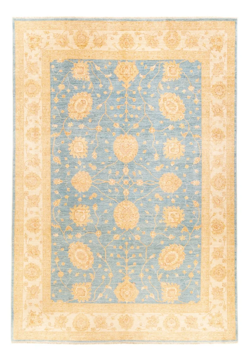 Ziegler Teppich - 248 x 343 cm - hellblau