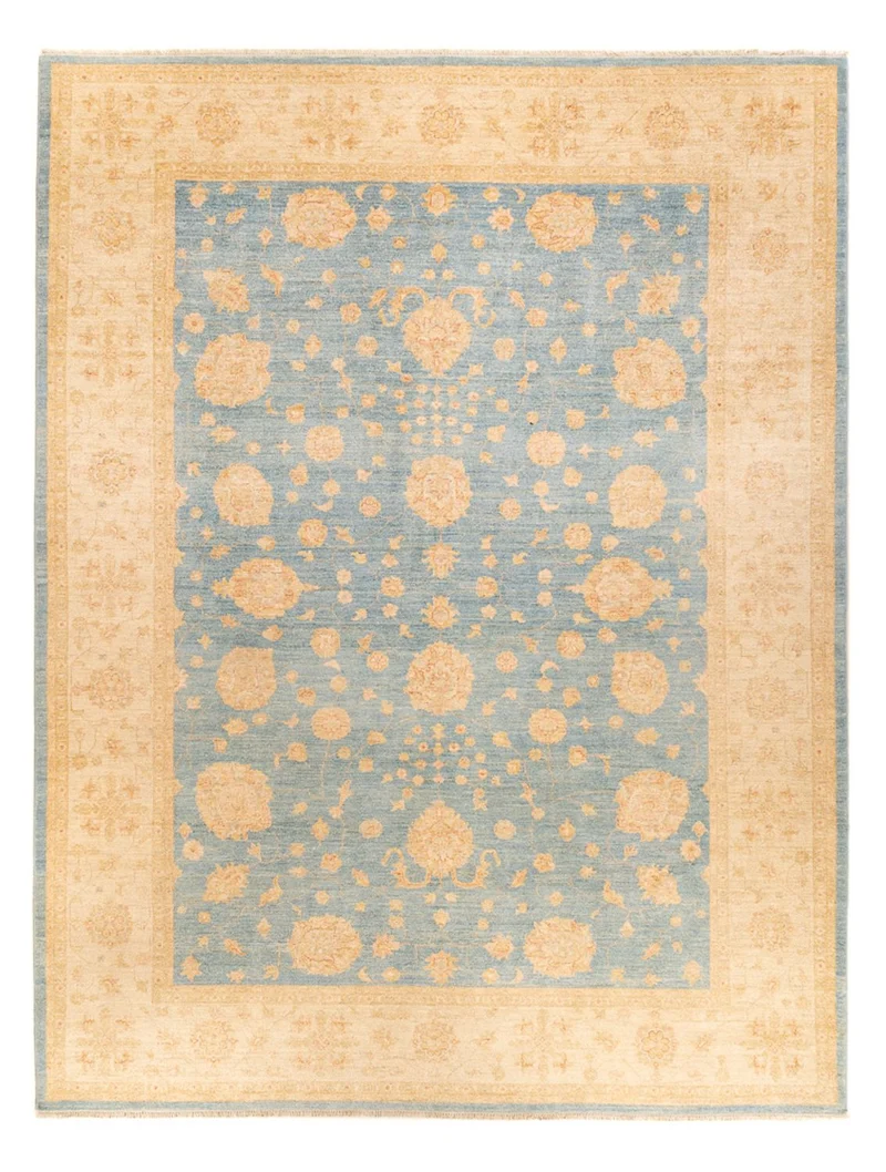 Ziegler Teppich - 258 x 343 cm - hellblau
