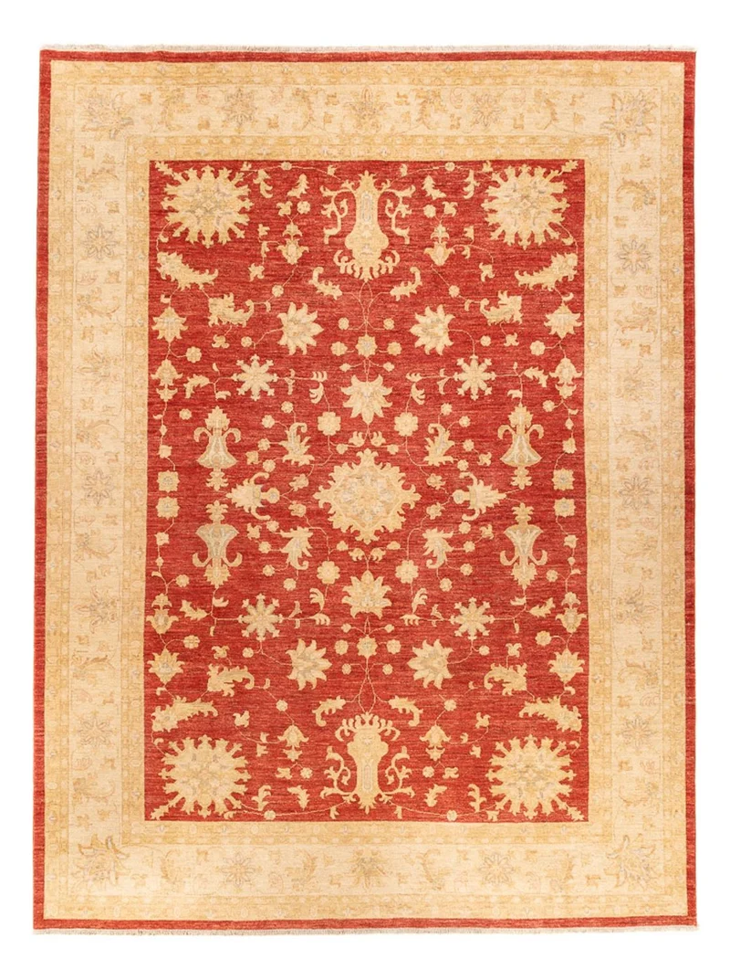 Ziegler Teppich - 254 x 343 cm - rot