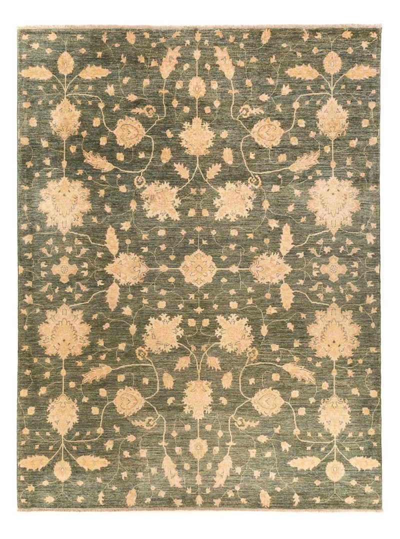 Ziegler Teppich - 256 x 348 cm - olivgrün