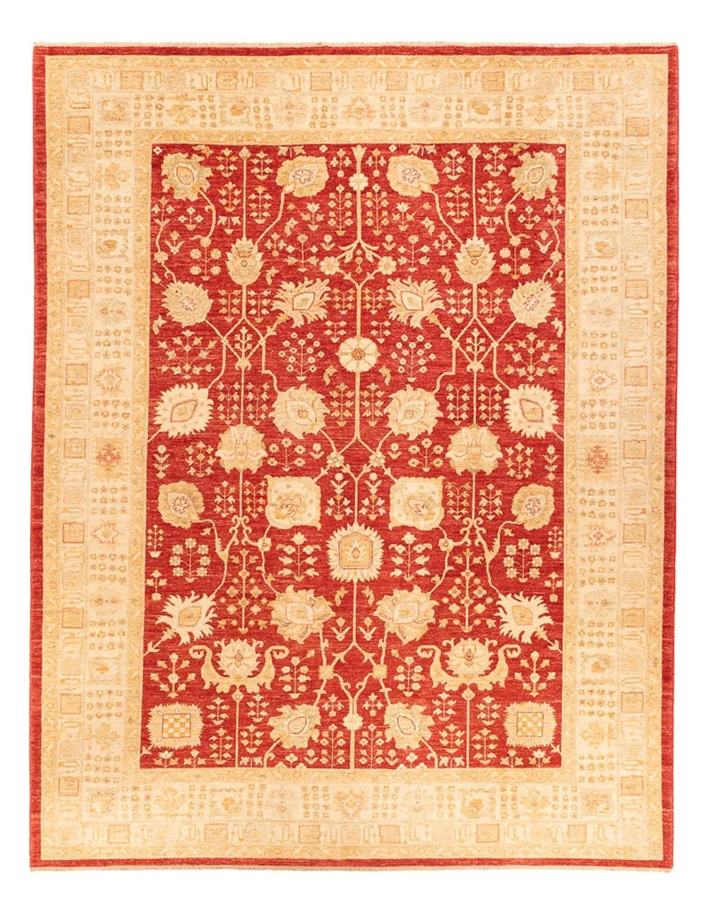 Ziegler Teppich - 254 x 340 cm - rot