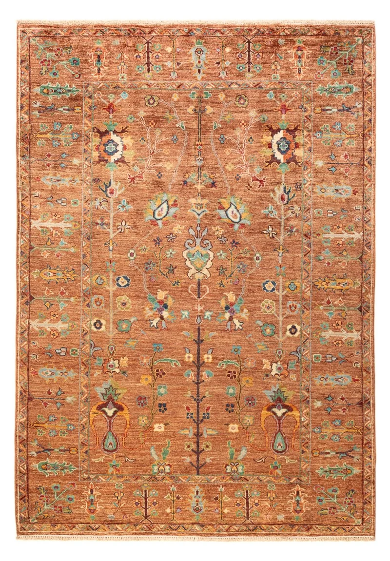 Ziegler Teppich - Ariana - 123 x 180 cm - dunkelbeige