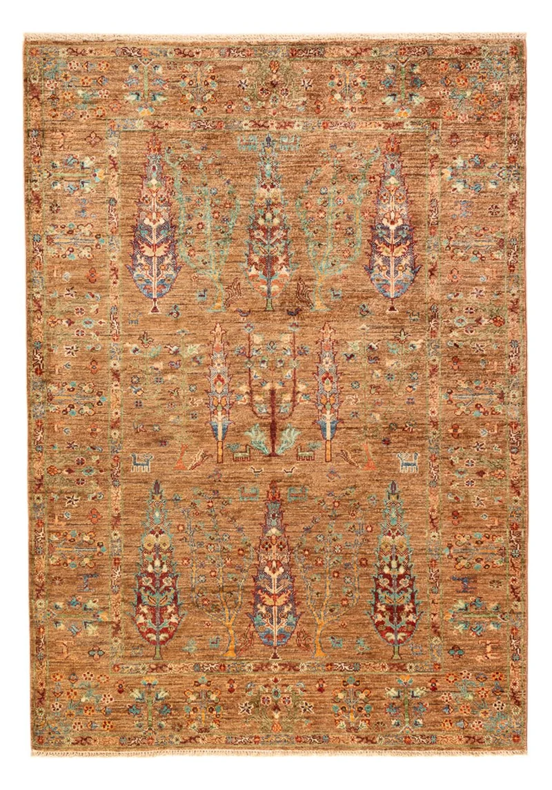 Ziegler Teppich - Ariana - 127 x 180 cm - dunkelbeige