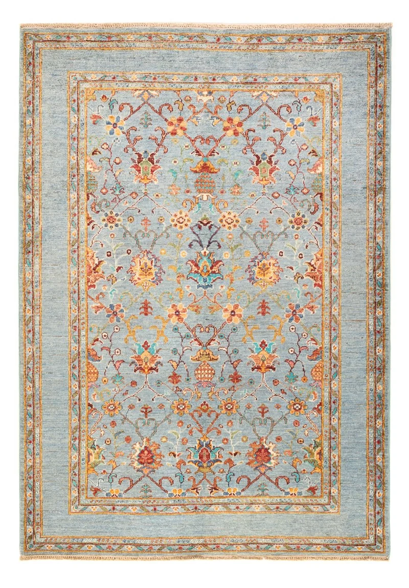 Ziegler Teppich - Ariana - 124 x 178 cm - hellblau