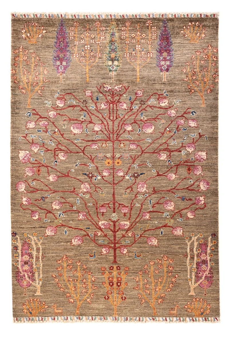 Ziegler Teppich - Ariana - 124 x 180 cm - dunkelbeige