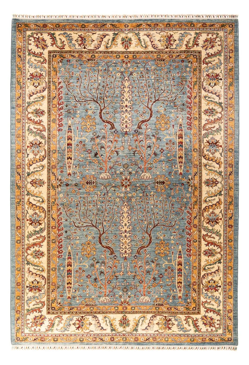Ziegler Teppich - Ariana - 206 x 297 cm - petrolblau