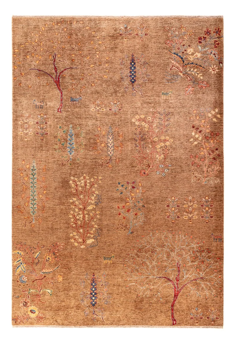 Ziegler Teppich - Ariana - 210 x 291 cm - dunkelbeige