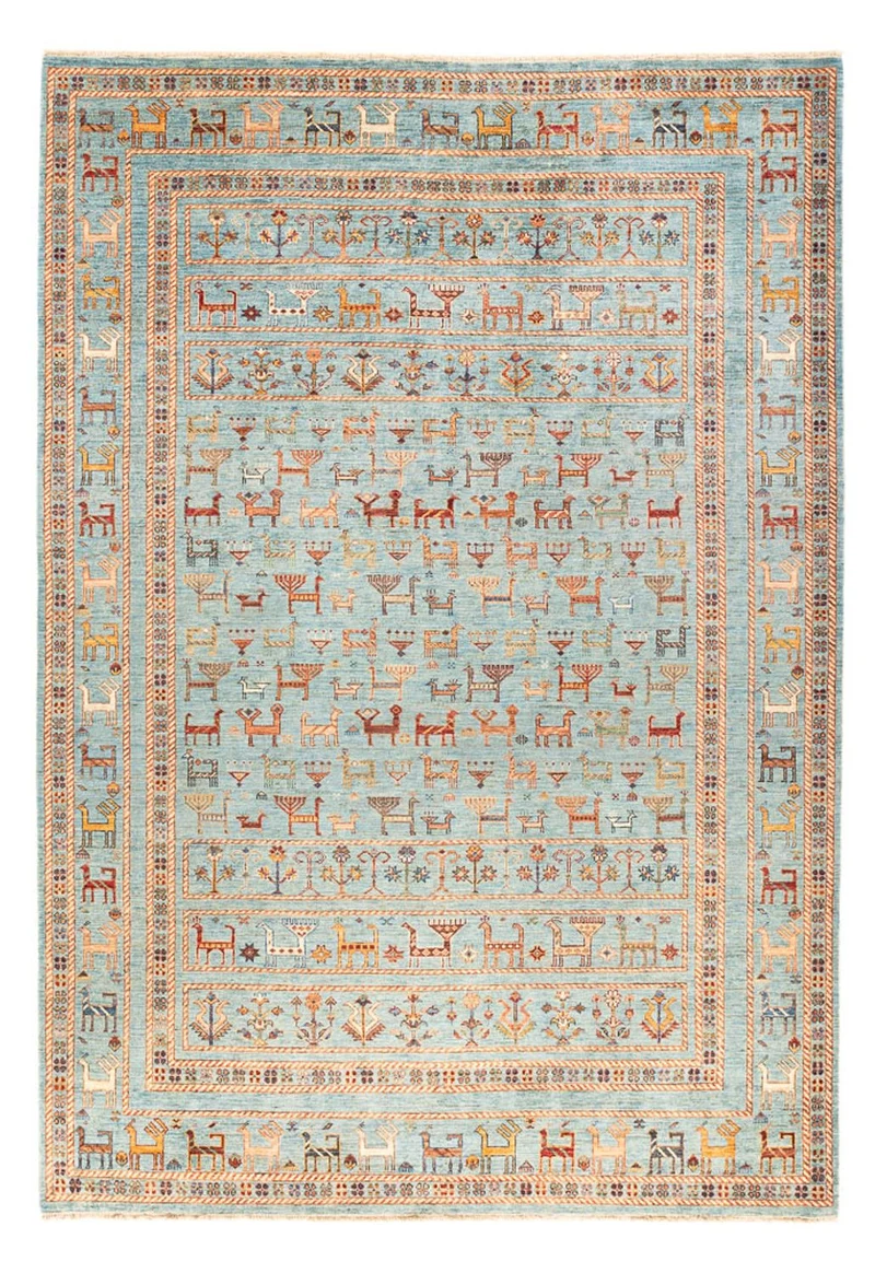 Ziegler Teppich - Ariana - 209 x 300 cm - hellblau