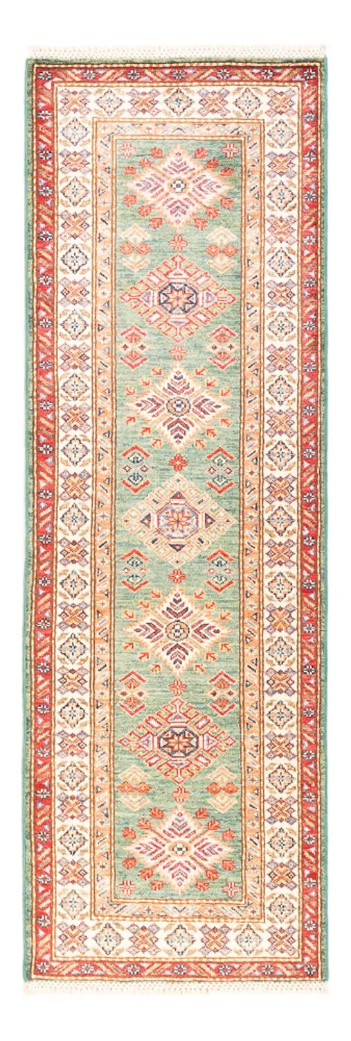 Läufer Ziegler - Kazak - 61 x 185 cm - hellgrün