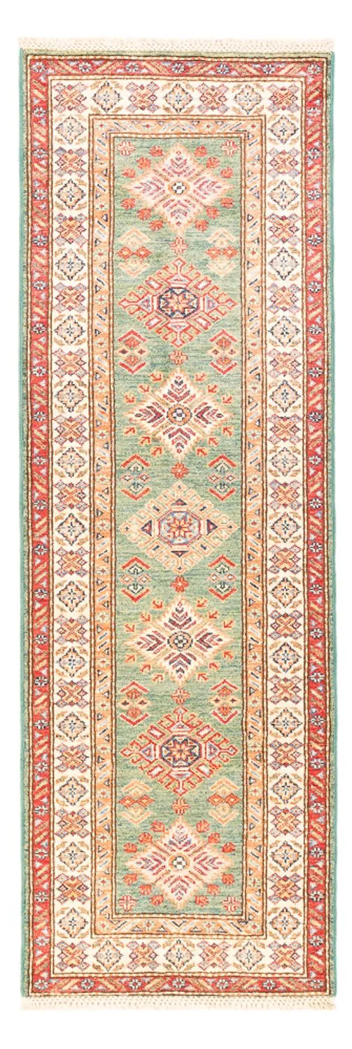 Läufer Ziegler - Kazak - 59 x 184 cm - hellgrün