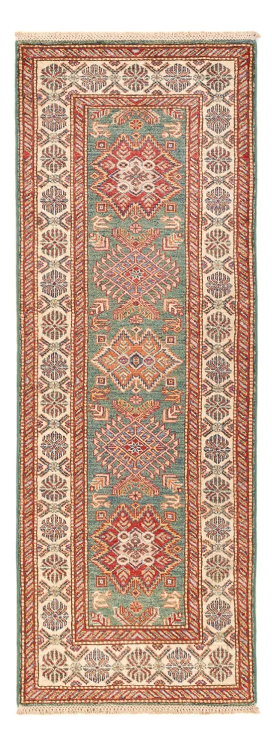 Läufer Ziegler - Kazak - 75 x 199 cm - dunkelgrün