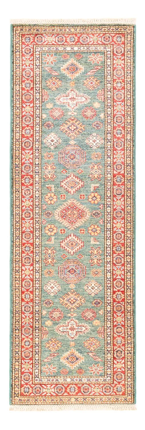 Läufer Ziegler - Kazak - 61 x 188 cm - hellgrün