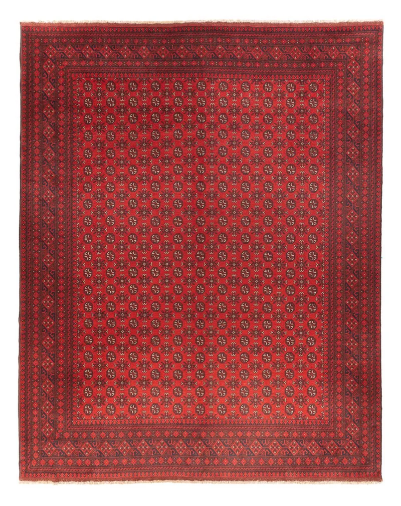 Afghan Teppich - Filpa - 308 x 392 cm - bordeauxrot