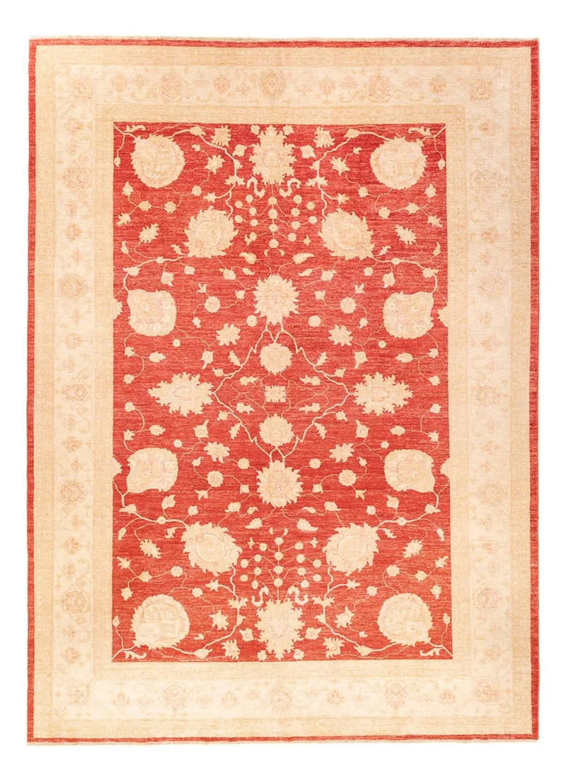 Ziegler Teppich - 274 x 373 cm - rot