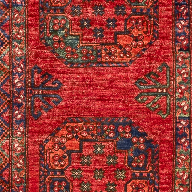 Läufer Afghan - 76 x 395 cm - rot