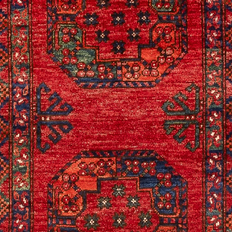 Läufer Afghan - 77 x 395 cm - rot