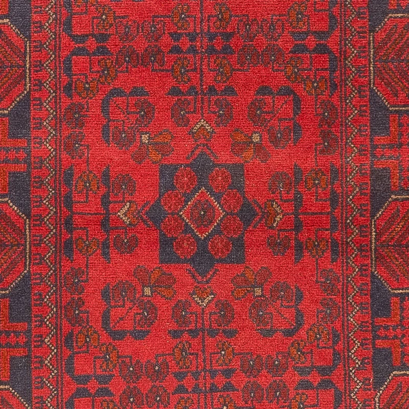 Läufer Afghan - Kunduz - 80 x 390 cm - rot