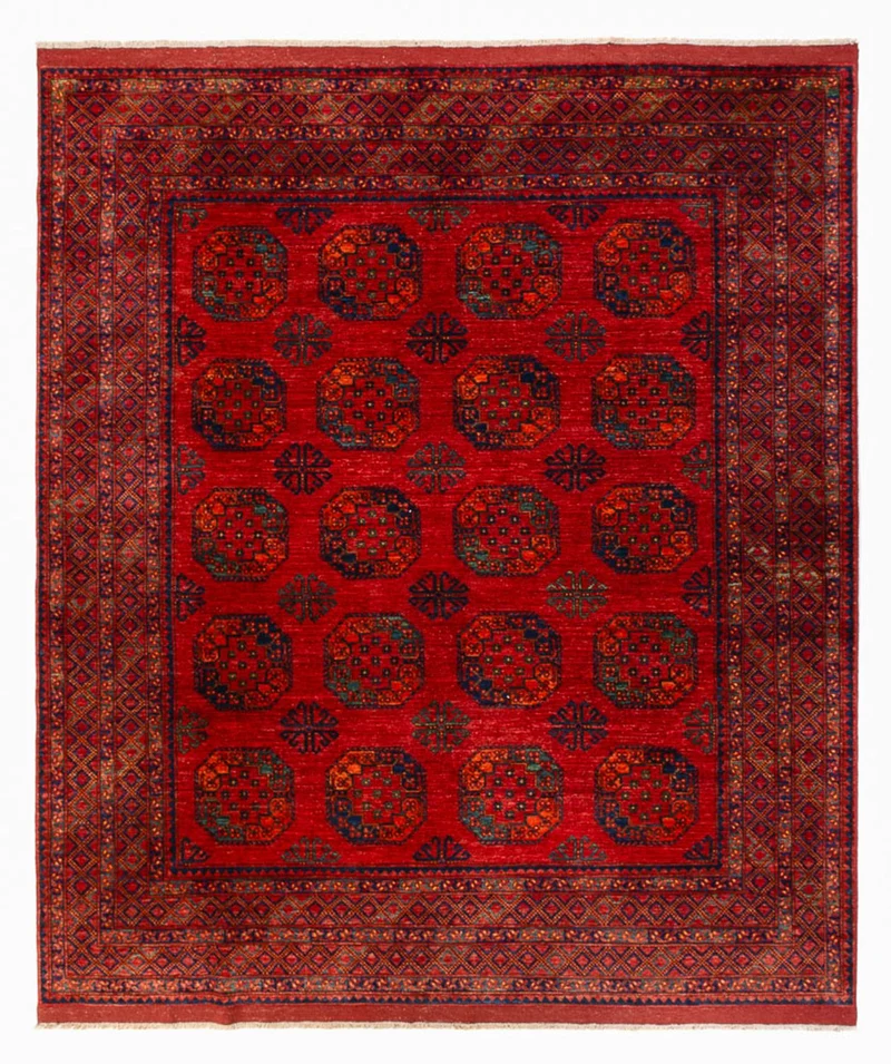 Afghan Teppich 257x298cm - Orientteppich