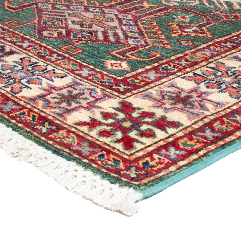Läufer Ziegler - Kazak - 80 x 297 cm - grün
