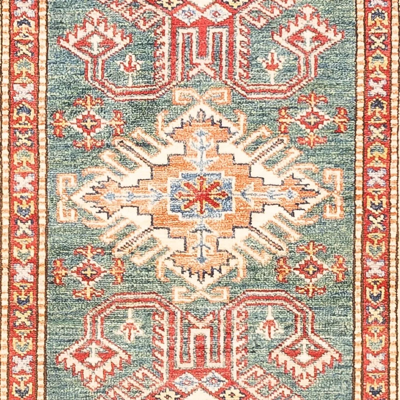 Läufer Ziegler - Kazak - 78 x 297 cm - grün