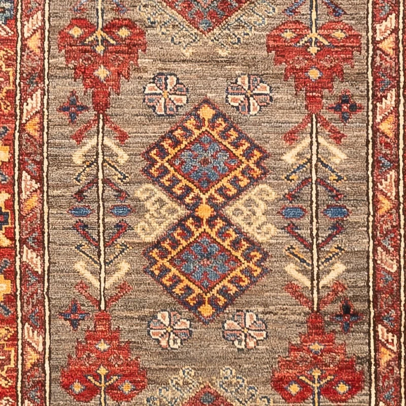 Läufer Ziegler - Kazak - 76 x 318 cm - mehrfarbig