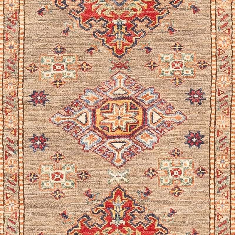 Läufer Ziegler - Kazak - 76 x 293 cm - dunkelbeige