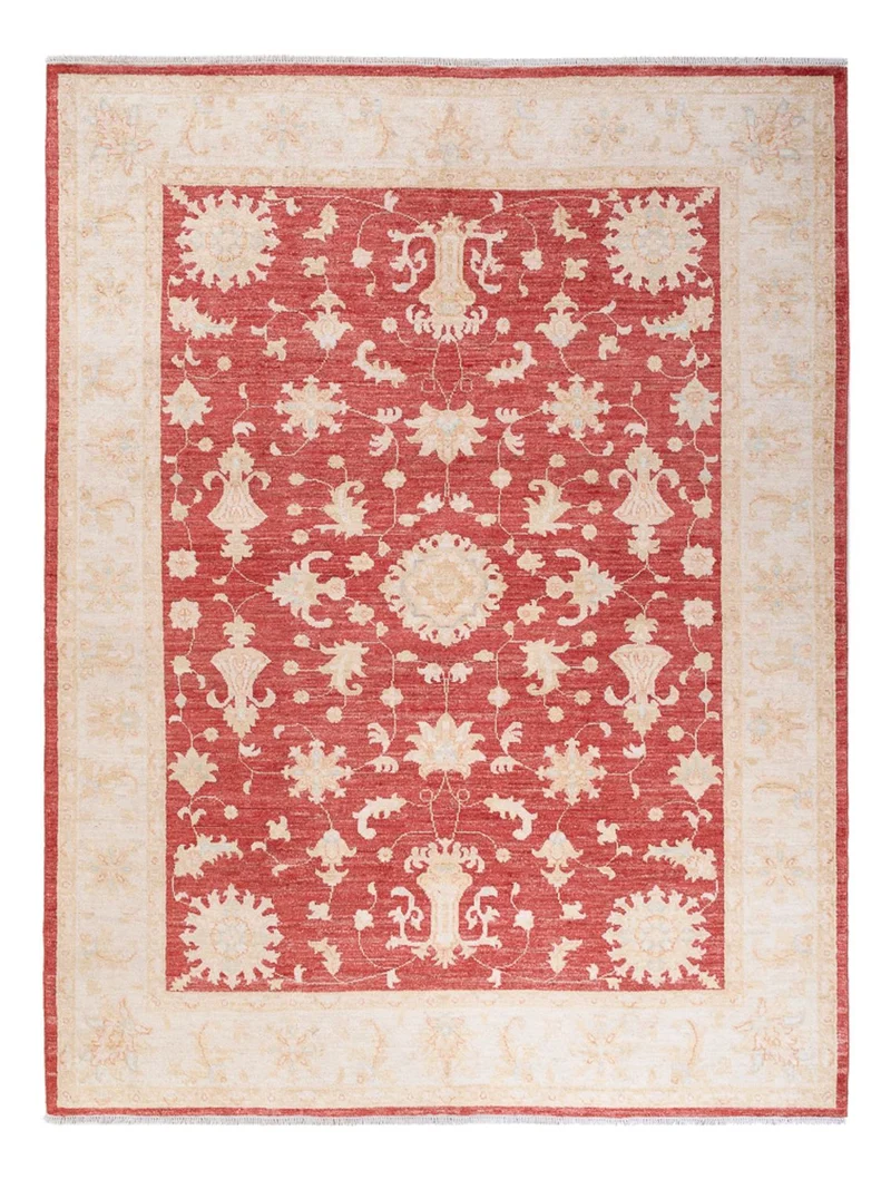 Ziegler Teppich - 172 x 227 cm - rot