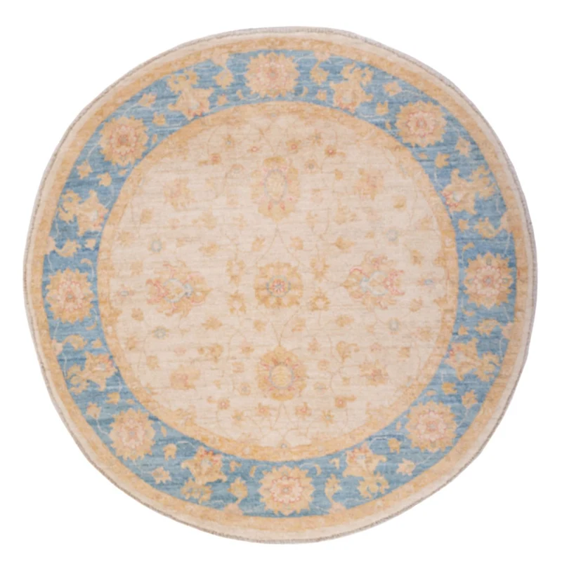 Ziegler Teppich rund - 147 x 149 cm - beige