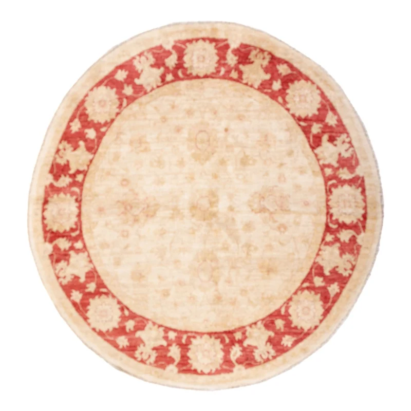 Ziegler Teppich rund - 146 x 150 cm - beige