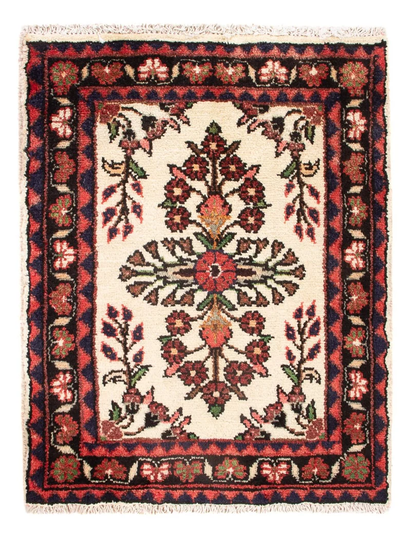 Perserteppich - Nomadic - 52 x 68 cm - creme