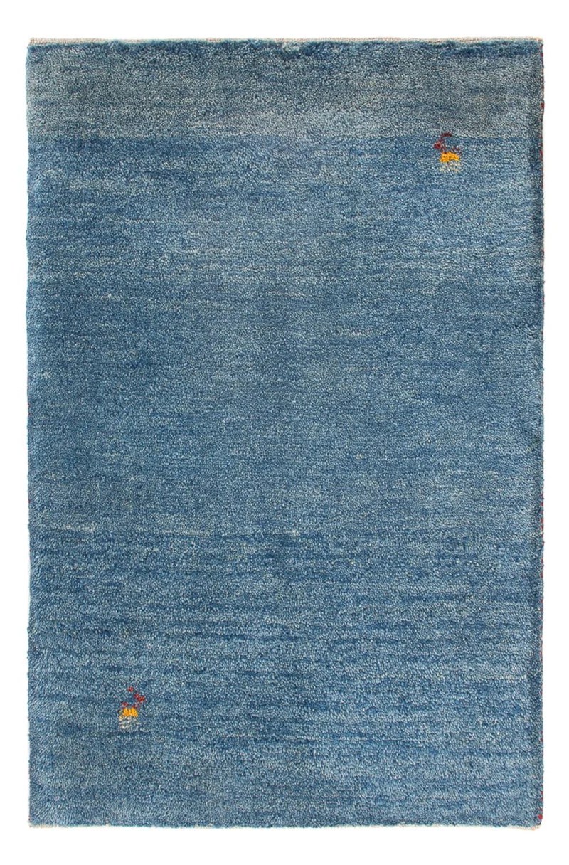 Gabbeh Teppich - Perser - 62 x 88 cm - seeblau