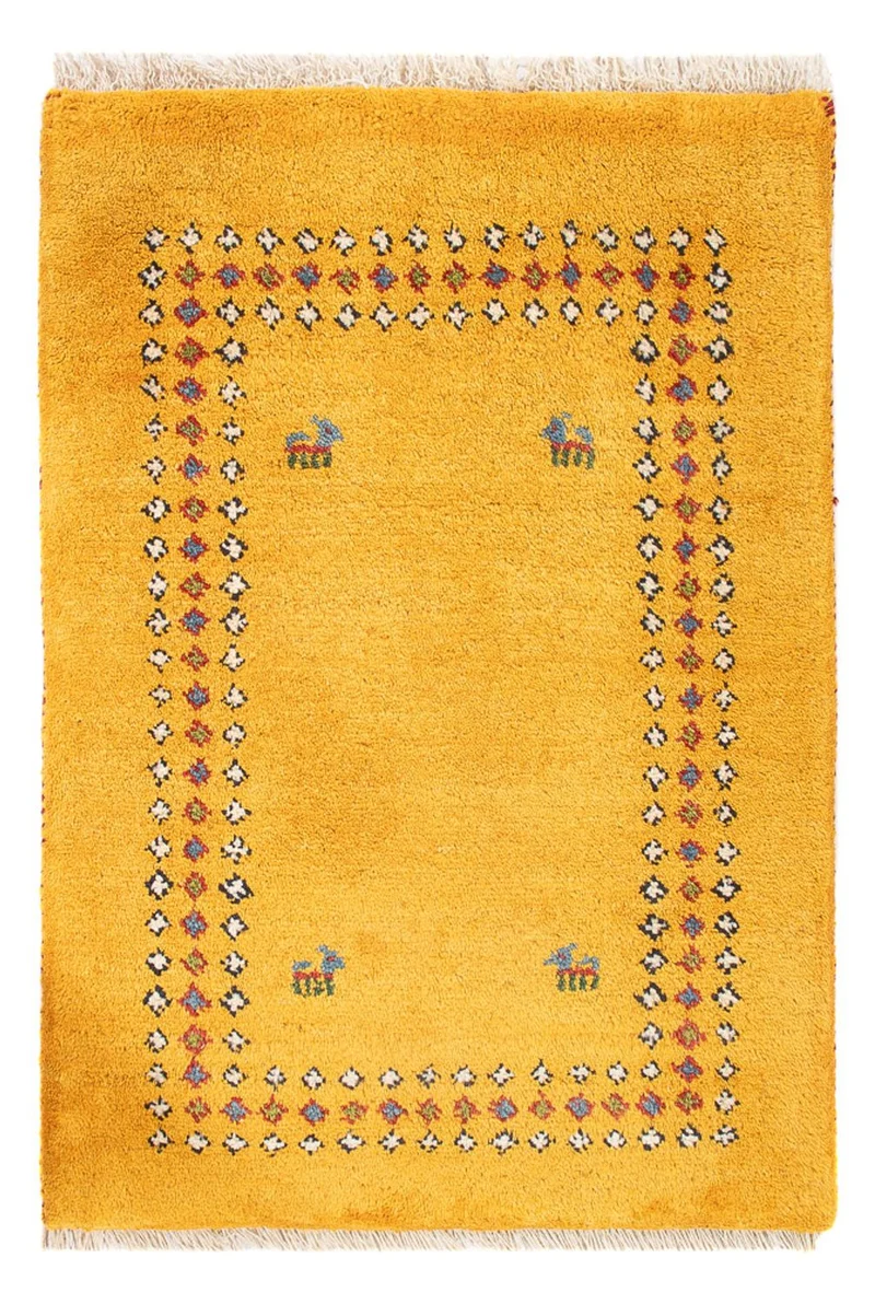 Gabbeh Persisch Teppich 62x84cm - Perserteppich Wollteppich