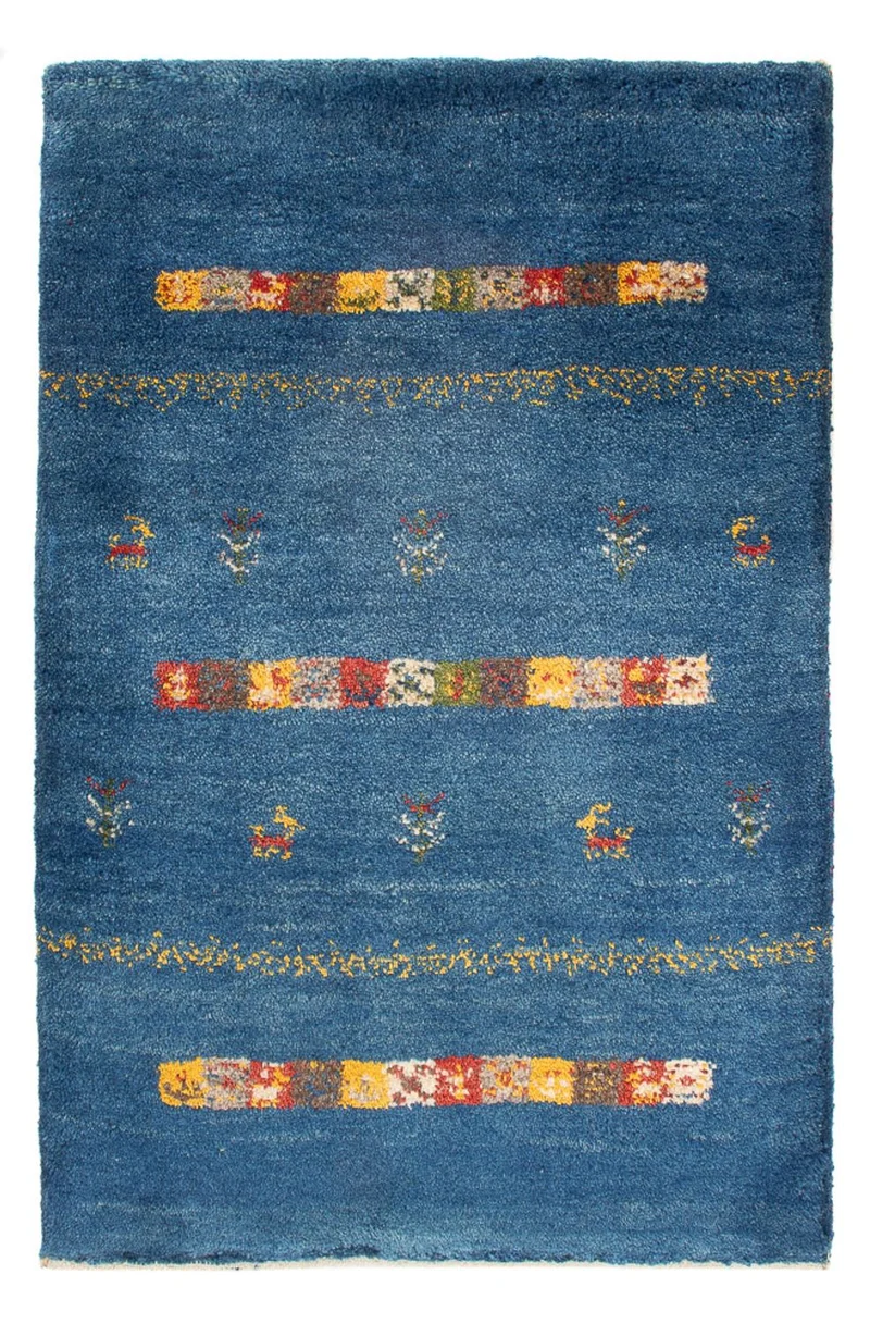 Gabbeh Teppich - Perser - 65 x 92 cm - mehrfarbig