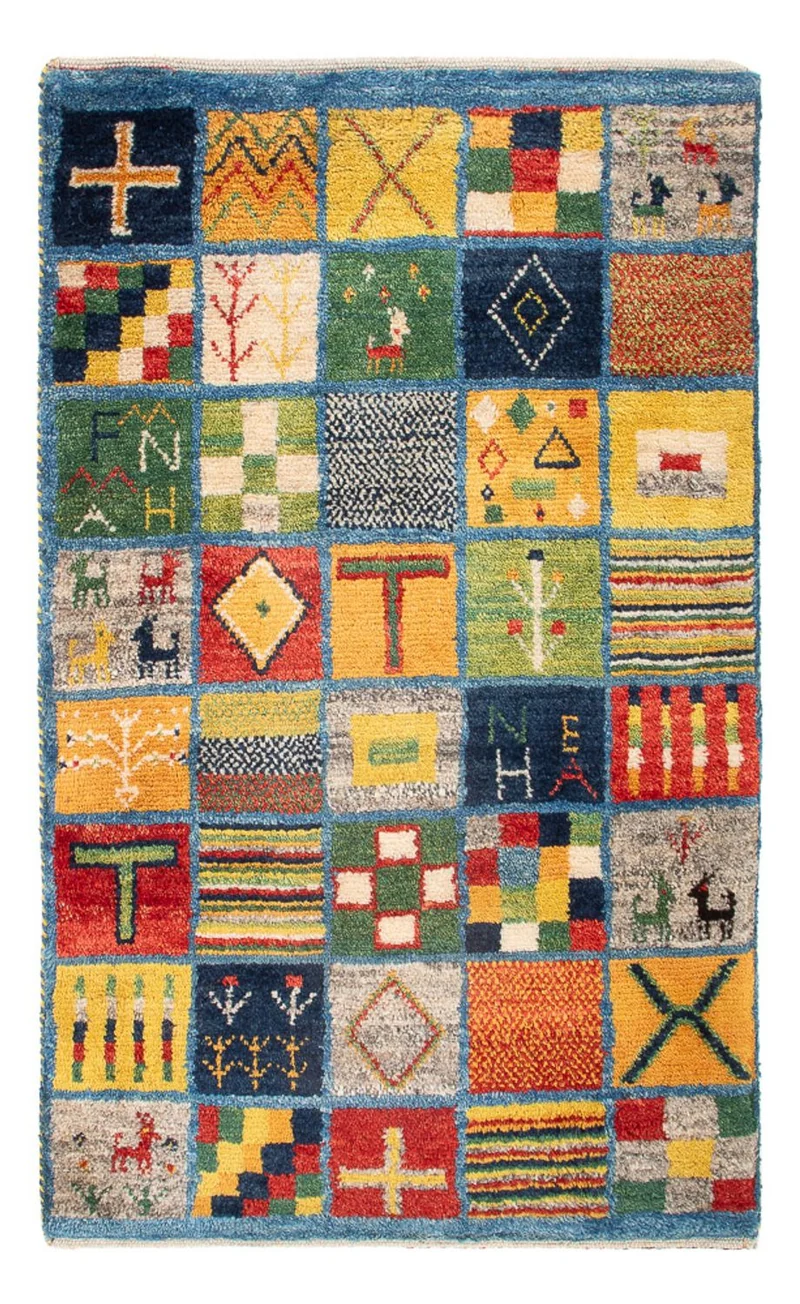 Gabbeh Persisch Teppich 61x98cm - Perserteppich Wollteppich