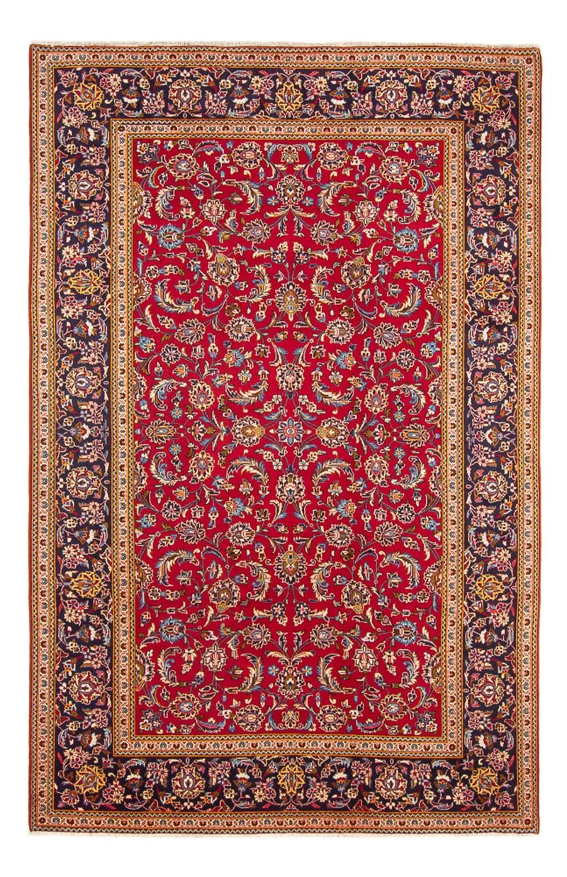 Perserteppich - Keshan - 197 x 290 cm - rot