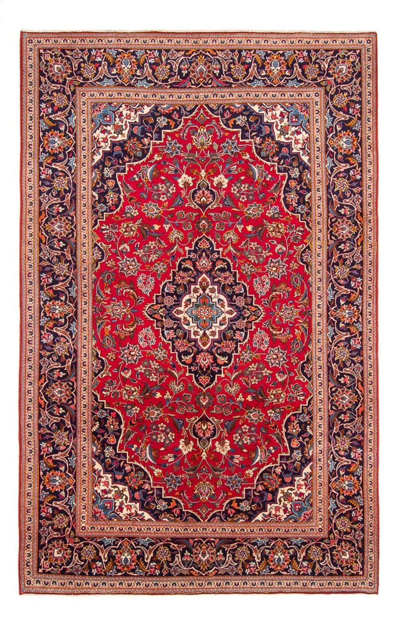 Keshan Teppich 195x293cm - Perserteppich