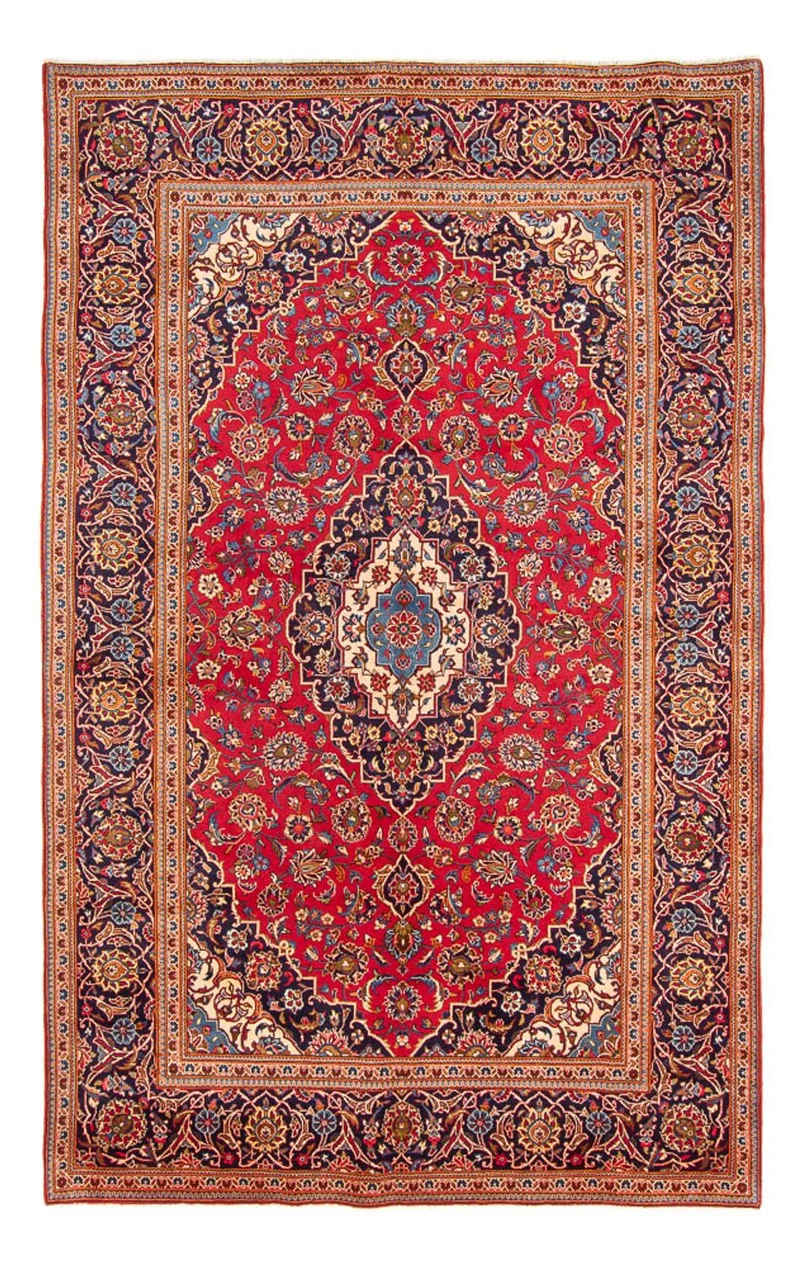 Perserteppich - Keshan - 193 x 297 cm - rot