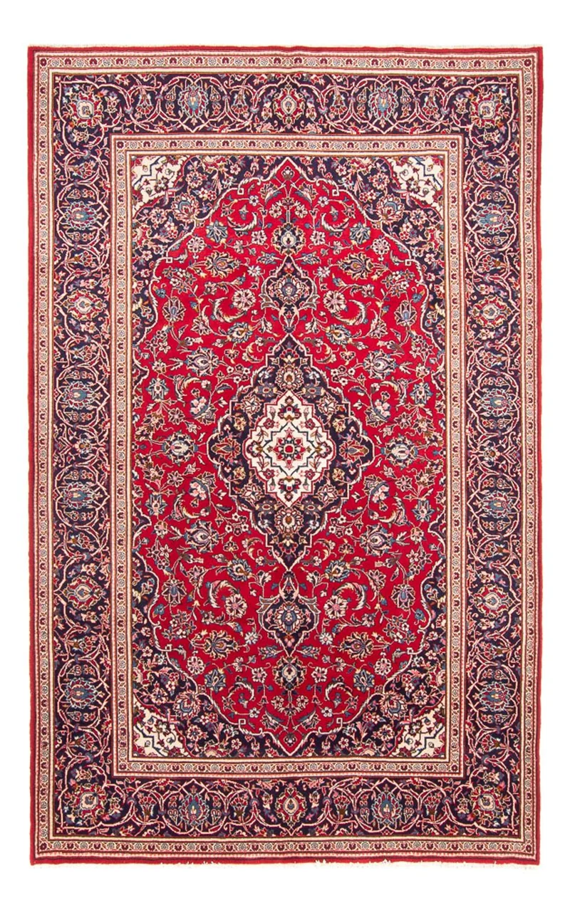 Perserteppich - Keshan - 194 x 296 cm - rot