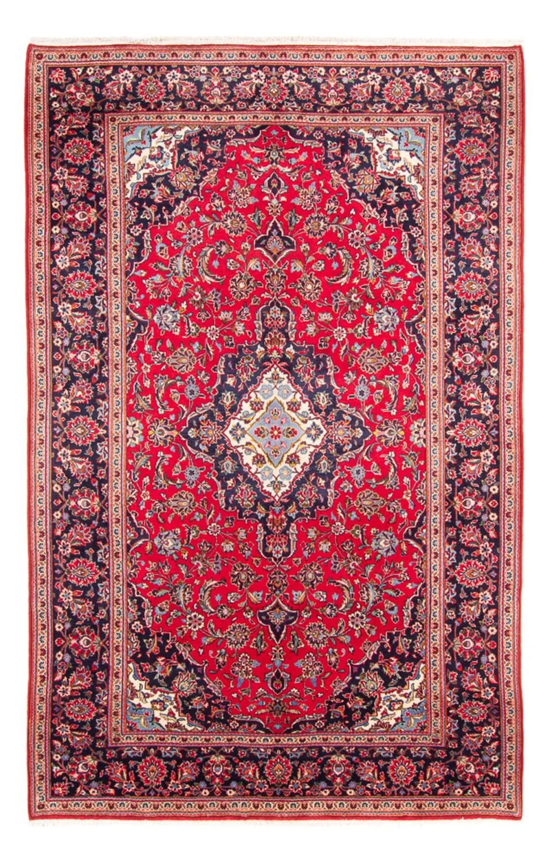 Perserteppich - Keshan - 198 x 298 cm - rot