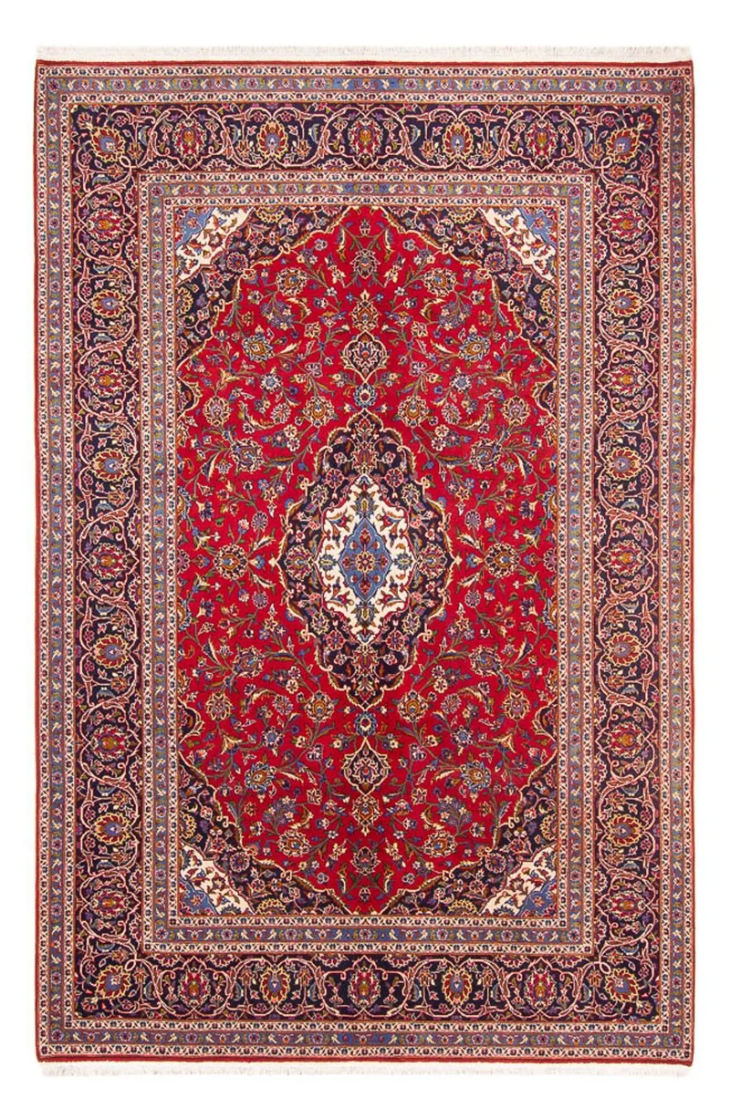 Perserteppich - Keshan - 202 x 293 cm - rot