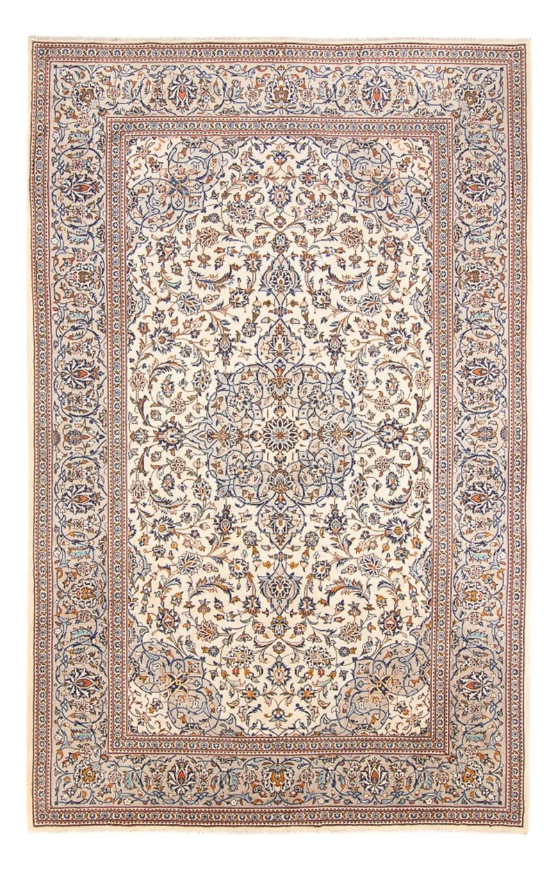 Perserteppich - Keshan - 198 x 305 cm - creme