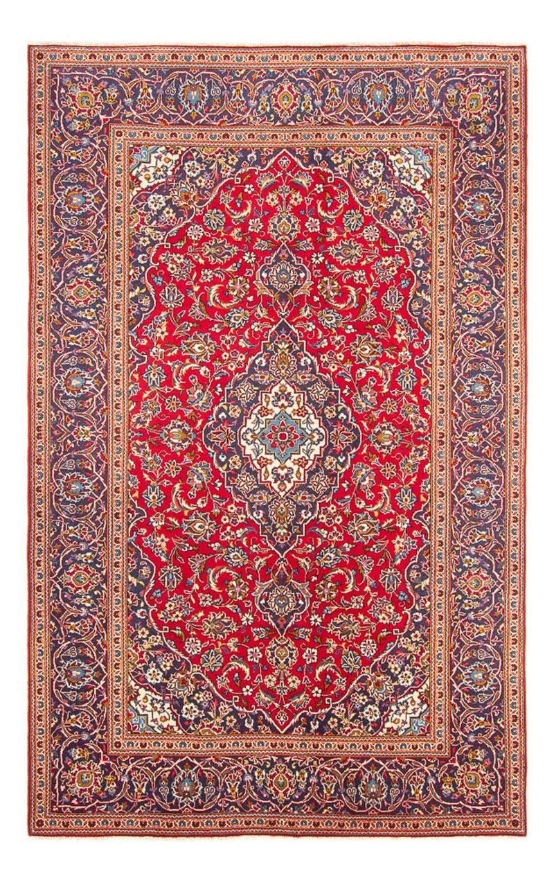 Perserteppich - Keshan - 198 x 307 cm - rot