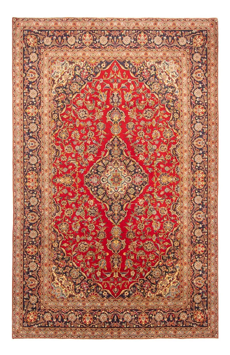 Perserteppich - Keshan - 204 x 307 cm - rot