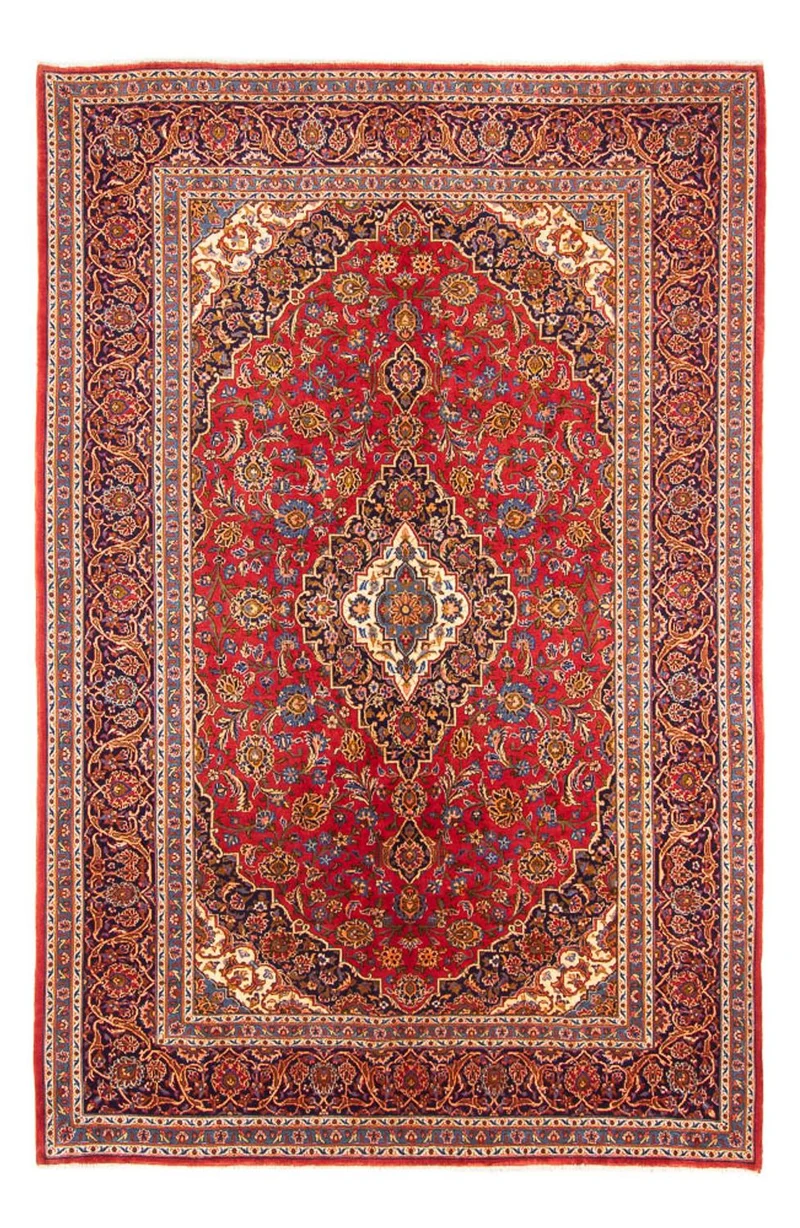 Perserteppich - Keshan - 212 x 309 cm - rot