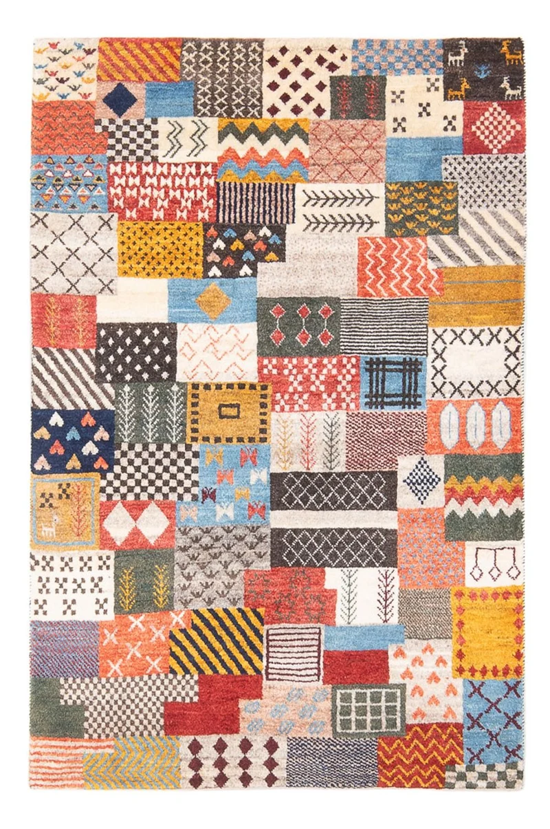 Gabbeh Teppich - Loribaft Perser - 82 x 125 cm - mehrfarbig